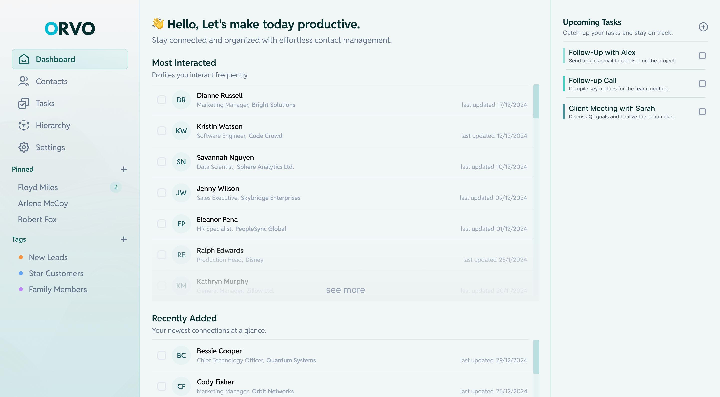 Revolutionizing Relationship Management with Orvo
