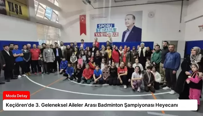 Keçiören’de 3. Geleneksel Aileler Arası Badminton Şampiyonası Heyecanı