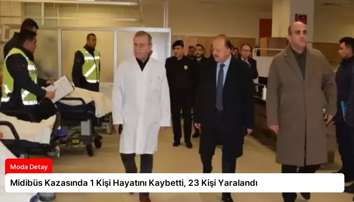 Midibüs Kazasında 1 Kişi Hayatını Kaybetti, 23 Kişi Yaralandı