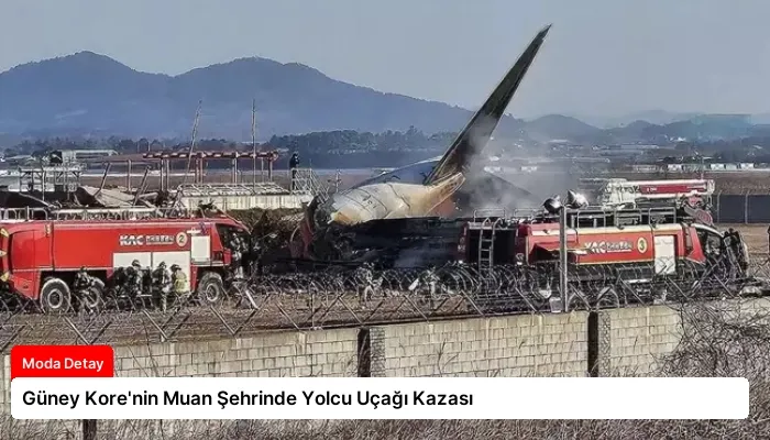 Güney Kore’nin Muan Şehrinde Yolcu Uçağı Kazası