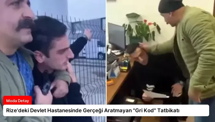 Rize’deki Devlet Hastanesinde Gerçeği Aratmayan “Gri Kod” Tatbikatı