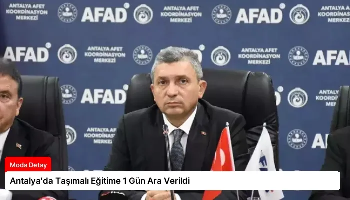 Antalya’da Taşımalı Eğitime 1 Gün Ara Verildi