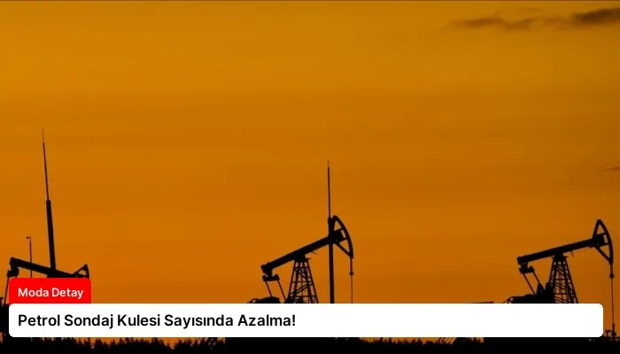 Petrol Sondaj Kulesi Sayısında Azalma!