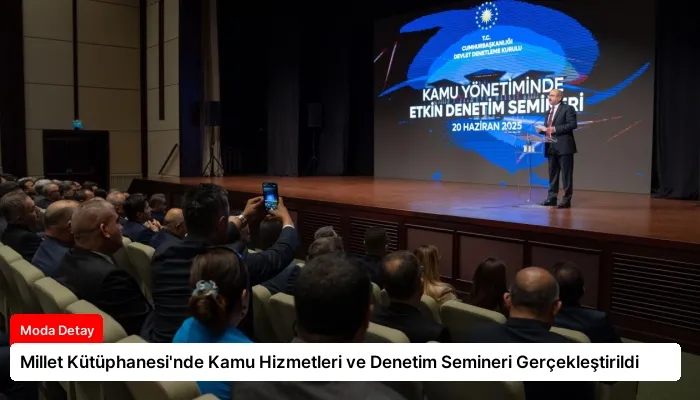 Millet Kütüphanesi’nde Kamu Hizmetleri ve Denetim Semineri Gerçekleştirildi