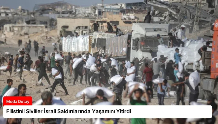 Filistinli Siviller İsrail Saldırılarında Yaşamını Yitirdi