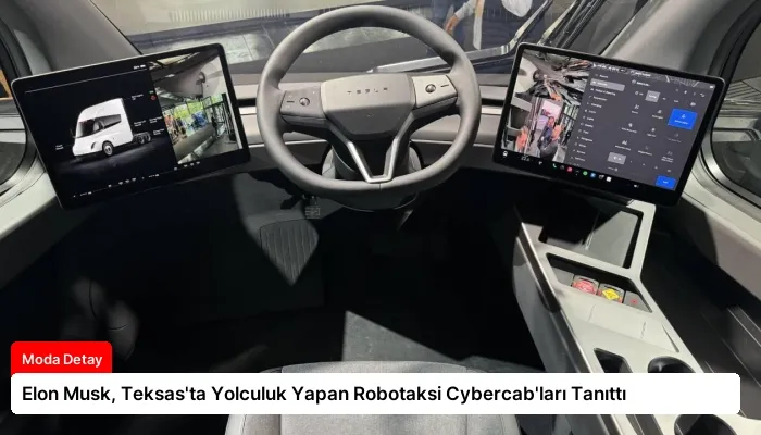 Elon Musk, Teksas’ta Yolculuk Yapan Robotaksi Cybercab’ları Tanıttı