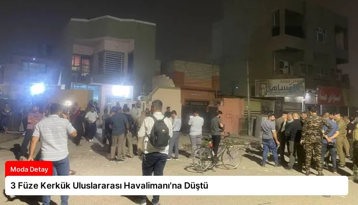 3 Füze Kerkük Uluslararası Havalimanı’na Düştü