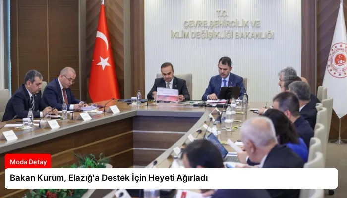 Bakan Kurum, Elazığ’a Destek İçin Heyeti Ağırladı