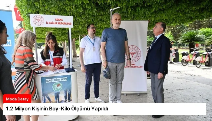 1.2 Milyon Kişinin Boy-Kilo Ölçümü Yapıldı