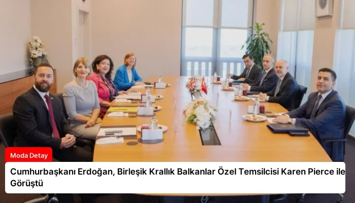 Cumhurbaşkanı Erdoğan, Birleşik Krallık Balkanlar Özel Temsilcisi Karen Pierce ile Görüştü