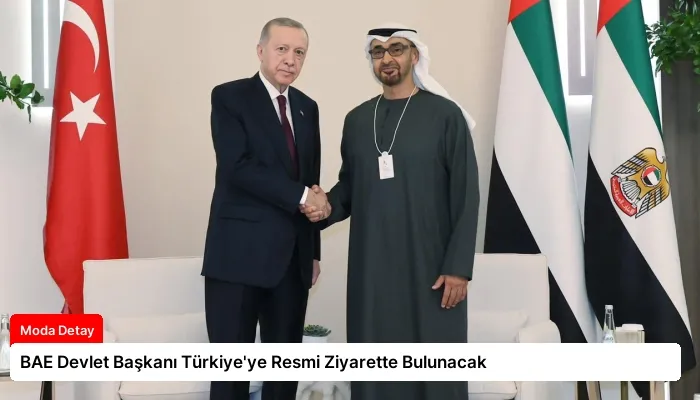 BAE Devlet Başkanı Türkiye’ye Resmi Ziyarette Bulunacak