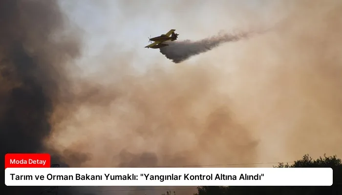 Tarım ve Orman Bakanı Yumaklı: “Yangınlar Kontrol Altına Alındı”