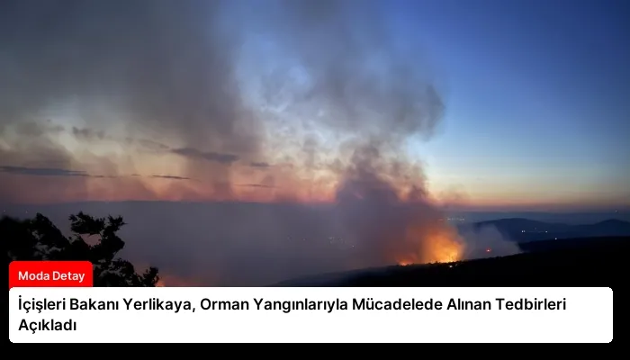 İçişleri Bakanı Yerlikaya, Orman Yangınlarıyla Mücadelede Alınan Tedbirleri Açıkladı
