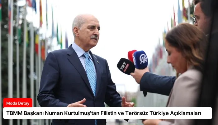 TBMM Başkanı Numan Kurtulmuş’tan Filistin ve Terörsüz Türkiye Açıklamaları