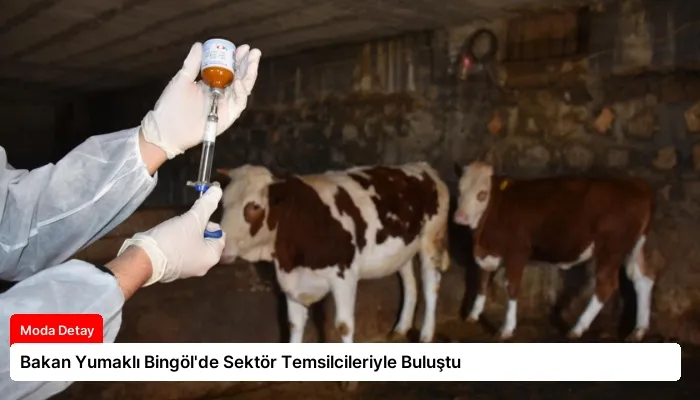 Bakan Yumaklı Bingöl’de Sektör Temsilcileriyle Buluştu
