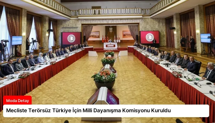 Mecliste Terörsüz Türkiye İçin Milli Dayanışma Komisyonu Kuruldu