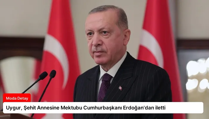 Uygur, Şehit Annesine Mektubu Cumhurbaşkanı Erdoğan’dan iletti
