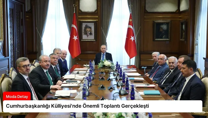Cumhurbaşkanlığı Külliyesi’nde Önemli Toplantı Gerçekleşti