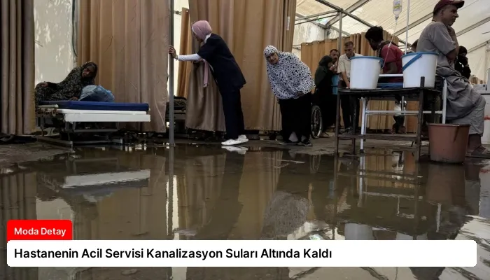 Hastanenin Acil Servisi Kanalizasyon Suları Altında Kaldı