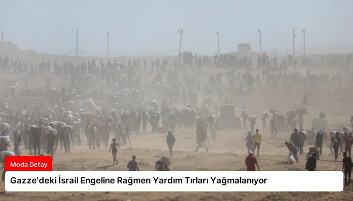 Gazze’deki İsrail Engeline Rağmen Yardım Tırları Yağmalanıyor