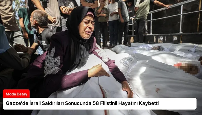 Gazze’de İsrail Saldırıları Sonucunda 58 Filistinli Hayatını Kaybetti