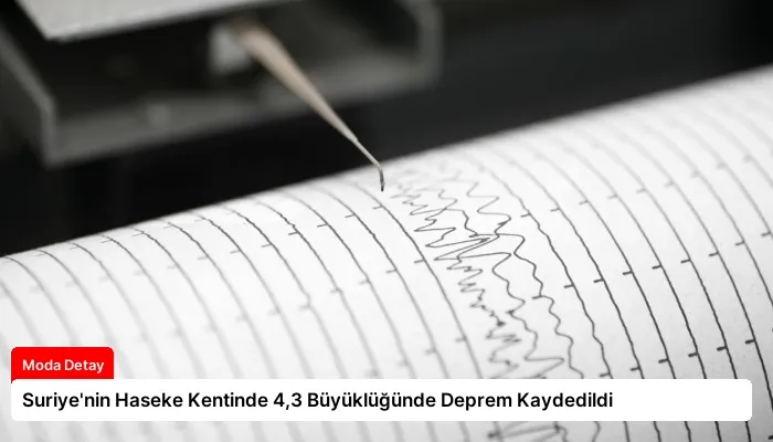 Suriye’nin Haseke Kentinde 4,3 Büyüklüğünde Deprem Kaydedildi