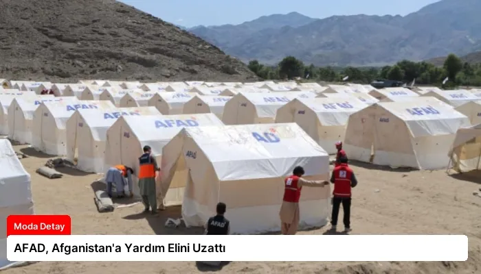 AFAD, Afganistan’a Yardım Elini Uzattı