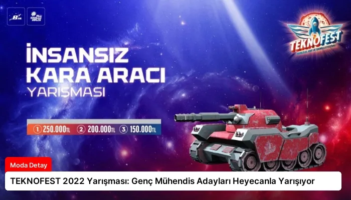 TEKNOFEST 2022 Yarışması: Genç Mühendis Adayları Heyecanla Yarışıyor