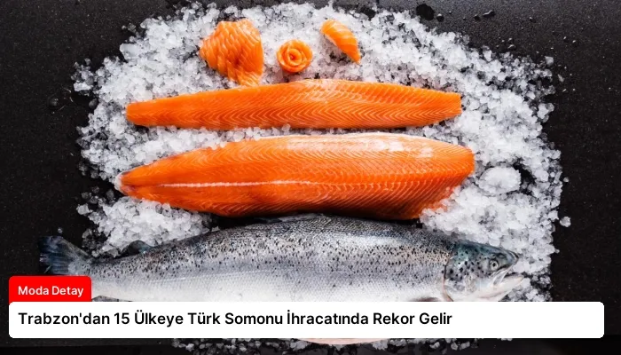 Trabzon’dan 15 Ülkeye Türk Somonu İhracatında Rekor Gelir