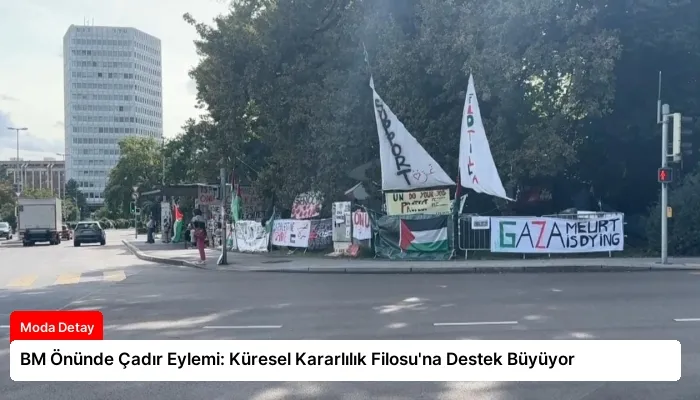 BM Önünde Çadır Eylemi: Küresel Kararlılık Filosu’na Destek Büyüyor