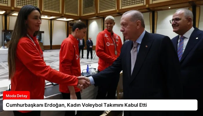 Cumhurbaşkanı Erdoğan, Kadın Voleybol Takımını Kabul Etti