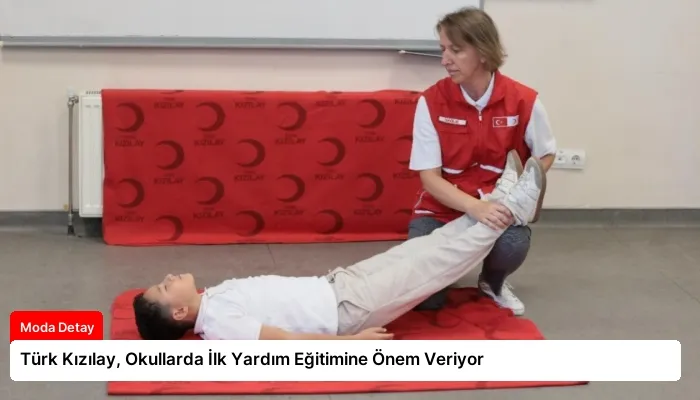 Türk Kızılay, Okullarda İlk Yardım Eğitimine Önem Veriyor