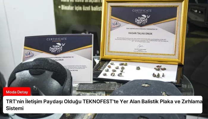 TRT’nin İletişim Paydaşı Olduğu TEKNOFEST’te Yer Alan Balistik Plaka ve Zırhlama Sistemi