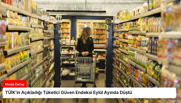 TÜİK’in Açıkladığı Tüketici Güven Endeksi Eylül Ayında Düştü