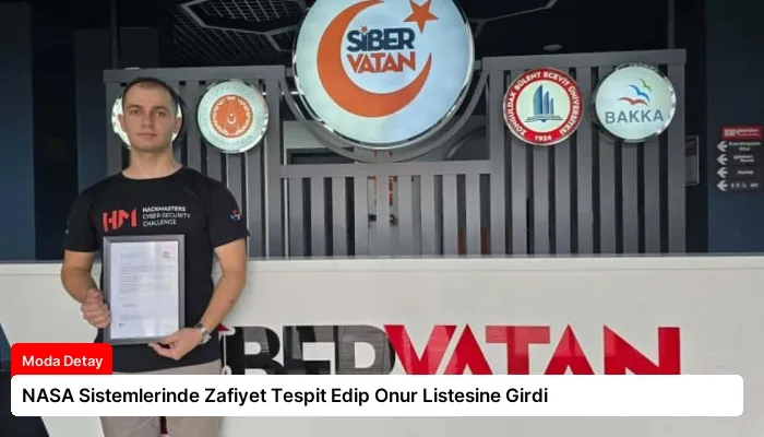 NASA Sistemlerinde Zafiyet Tespit Edip Onur Listesine Girdi