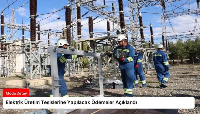 Elektrik Üretim Tesislerine Yapılacak Ödemeler Açıklandı