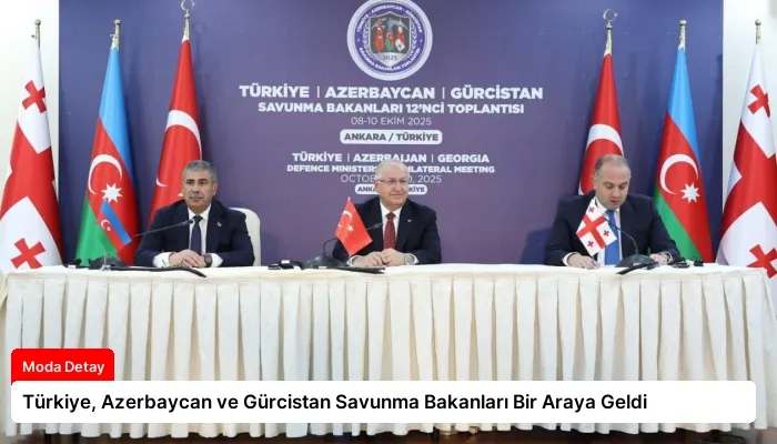 Türkiye, Azerbaycan ve Gürcistan Savunma Bakanları Bir Araya Geldi
