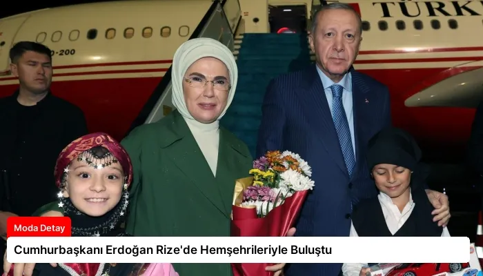 Cumhurbaşkanı Erdoğan Rize’de Hemşehrileriyle Buluştu