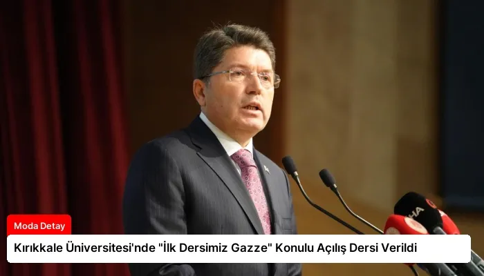 Kırıkkale Üniversitesi’nde “İlk Dersimiz Gazze” Konulu Açılış Dersi Verildi