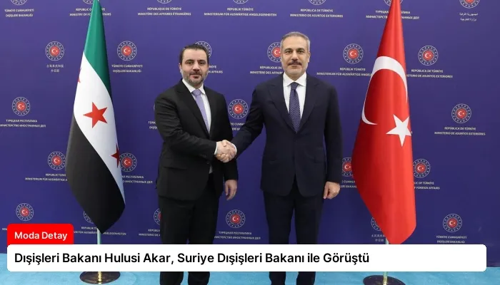 Dışişleri Bakanı Hulusi Akar, Suriye Dışişleri Bakanı ile Görüştü