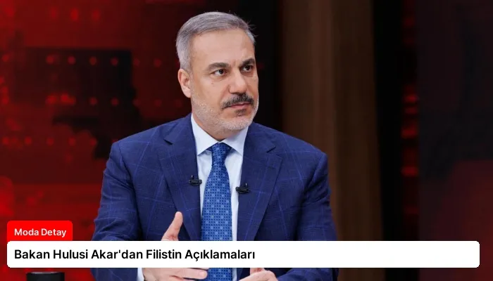 Bakan Hulusi Akar’dan Filistin Açıklamaları