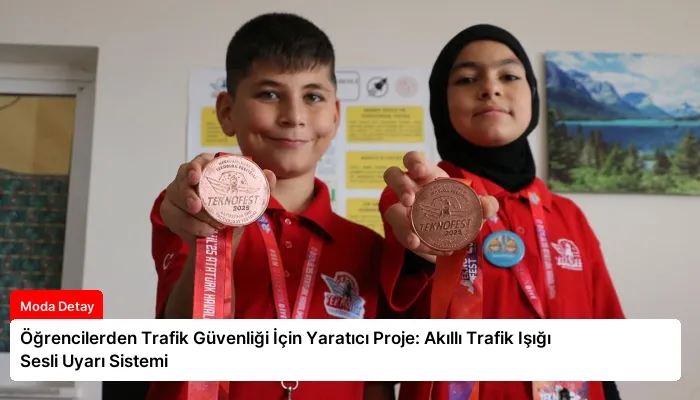 Öğrencilerden Trafik Güvenliği İçin Yaratıcı Proje: Akıllı Trafik Işığı Sesli Uyarı Sistemi