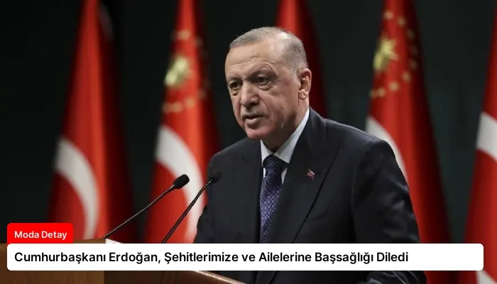Cumhurbaşkanı Erdoğan, Şehitlerimize ve Ailelerine Başsağlığı Diledi