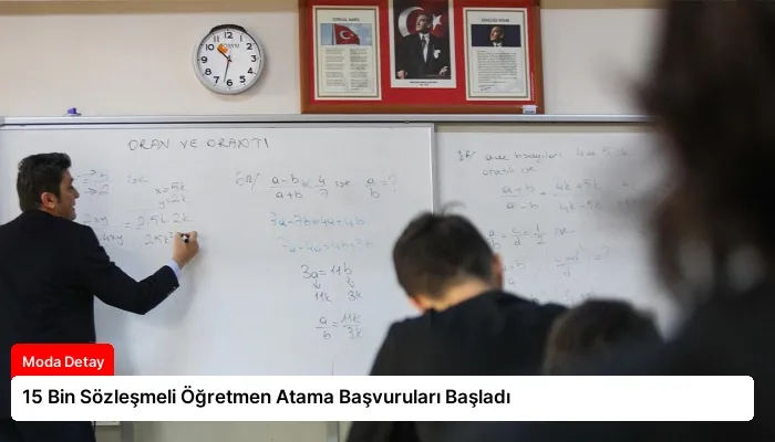 15 Bin Sözleşmeli Öğretmen Atama Başvuruları Başladı