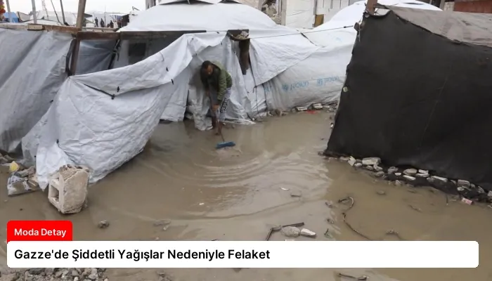 Gazze’de Şiddetli Yağışlar Nedeniyle Felaket
