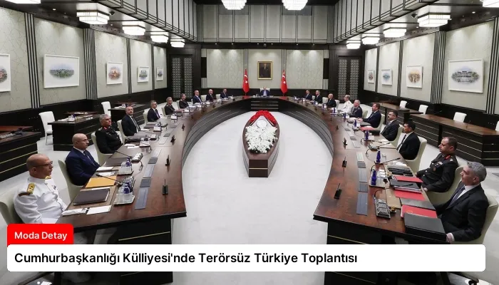 Cumhurbaşkanlığı Külliyesi’nde Terörsüz Türkiye Toplantısı