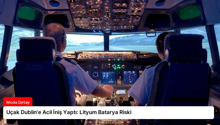 Uçak Dublin’e Acil İniş Yaptı: Lityum Batarya Riski