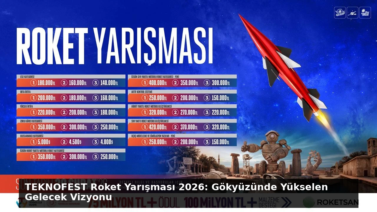 TEKNOFEST Roket Yarışması 2026: Gökyüzünde Yükselen Gelecek Vizyonu