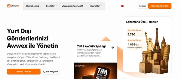 Yurt Dışı Gönderilerinizi Awwex İle Yönetin