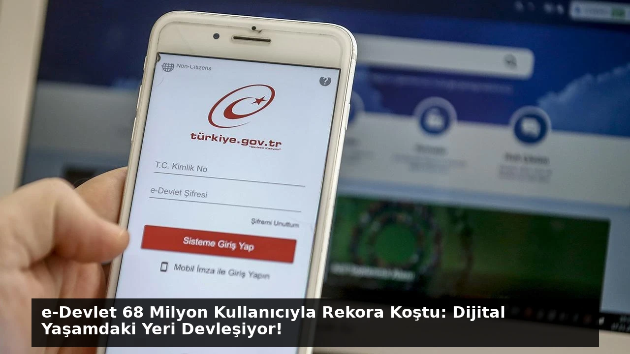 e-Devlet 68 Milyon Kullanıcıyla Rekora Koştu: Dijital Yaşamdaki Yeri Devleşiyor!